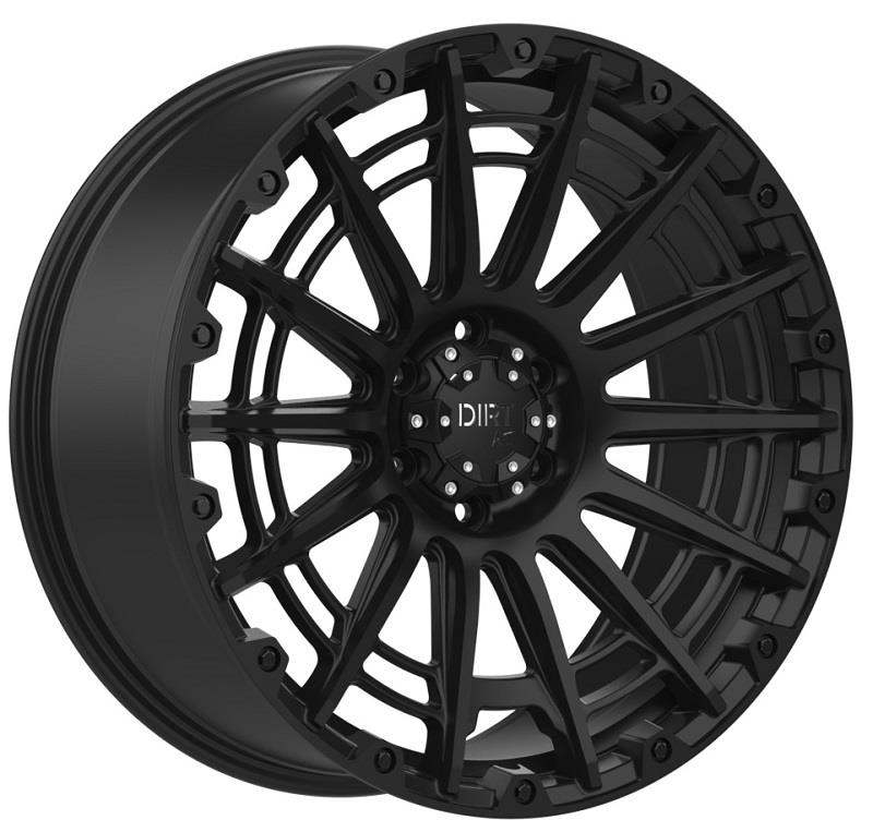 STATUSFÄLGAR D56 FLATBLACK 9.5x22 5/120 ET20 CB74.1