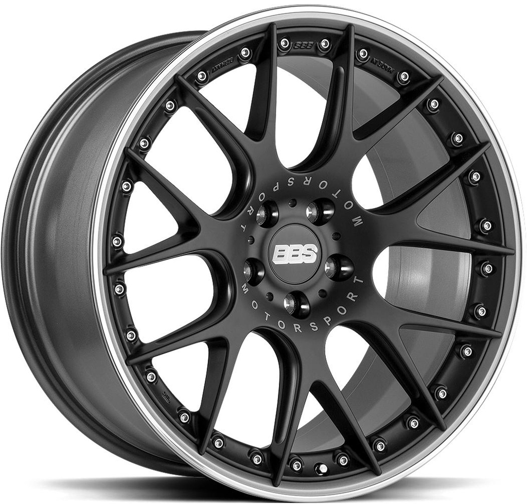 BBS CH-RII SATIN BLACK 9x21 5/108 ET45 CB63.4