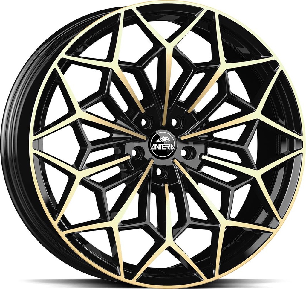 GMP A105 PIANO BLACK CHAMPAGNE 9.5x22 5/112 ET36 CB66.6