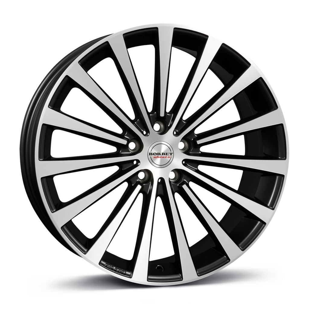 BORBET BLX BLACK POL MATT 10x20 5/112 ET35 CB72.6