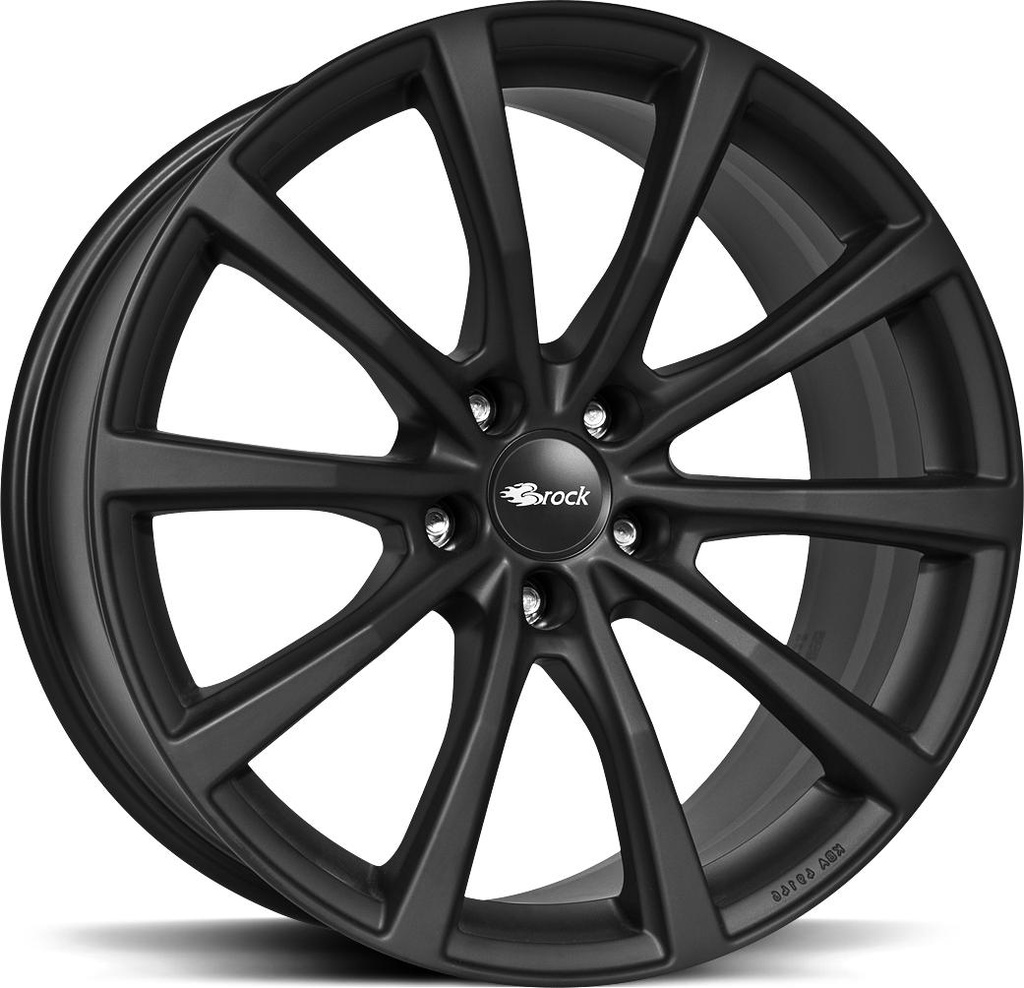 BROCK B32 BLACK MATT 8.5x19 5/108 ET45 CB72.6