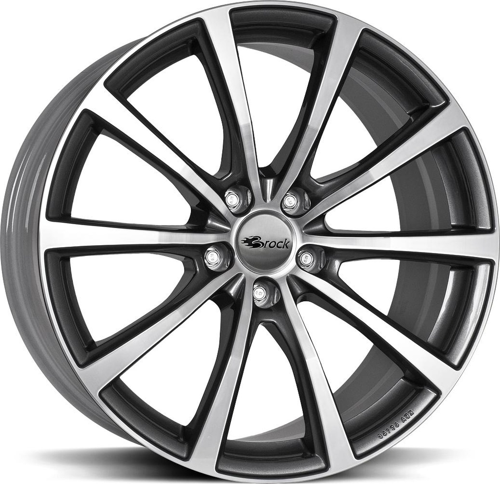 BROCK B32 TITAN FULL POL 8.5x20 5/130 ET51 CB71.6