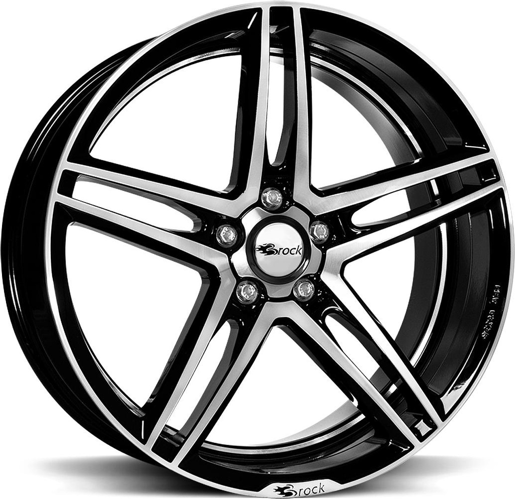 BROCK B33 BLACK FULL POL 8.5x19 5/114.3 ET38 CB72.6
