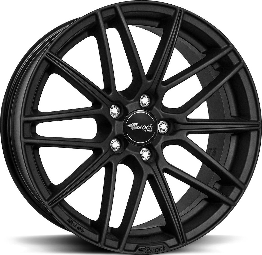 BROCK B34 BLACK MATT 7.5x17 5/120 ET35 CB72.6