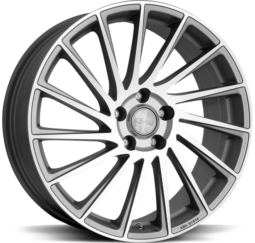 BROCK B39 FERRIC GREY POL 7x17 5/98 ET41 CB58.1