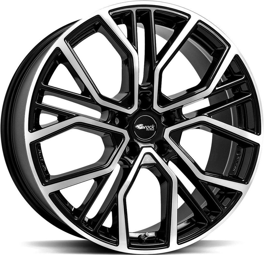 BROCK B41 BLACK FULL POL 8.5x19 5/112 ET57 CB66.6