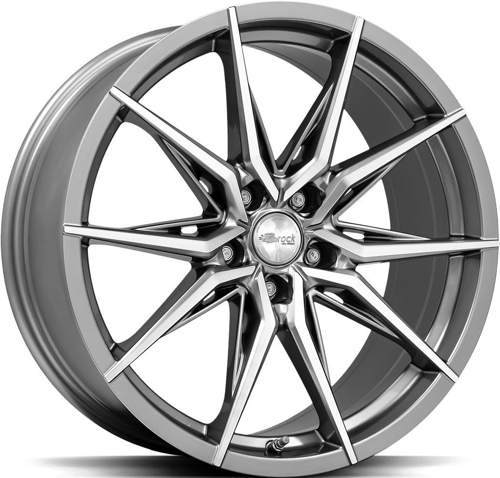 BROCK B42 FERRIC GREY POL 8x18 5/114.3 ET45 CB72.6