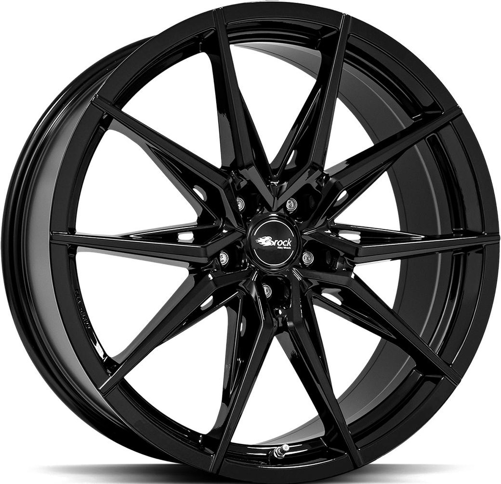 BROCK B42 SHINY BLACK 8x18 5/114.3 ET45 CB72.6