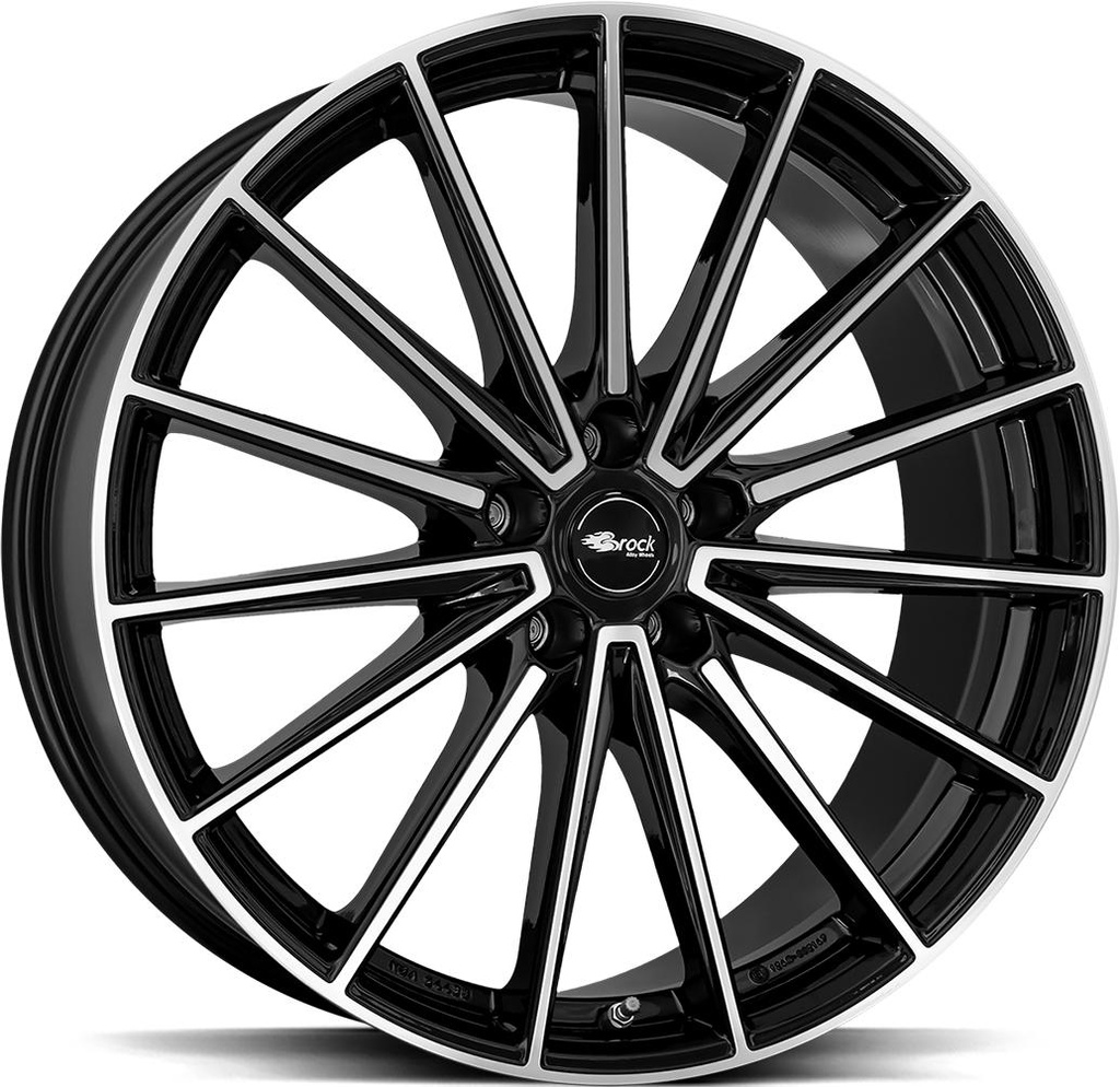 BROCK B43 BLACK FULL POL 8.5x21 5/112 ET37 CB66.6