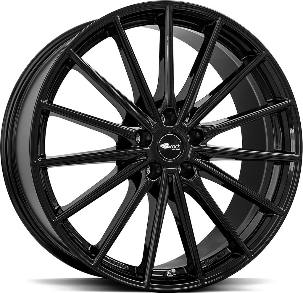 BROCK B43 SHINY BLACK 9.5x21 5/112 ET41.5 CB66.6