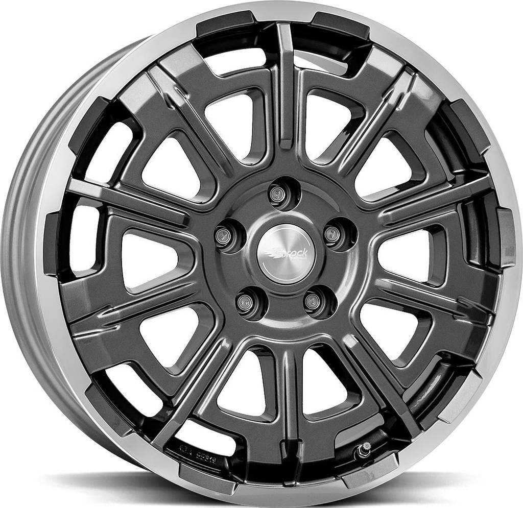BROCK B45 HIMALAYA GREY POL 7.5x18 5/118 ET53 CB71.1
