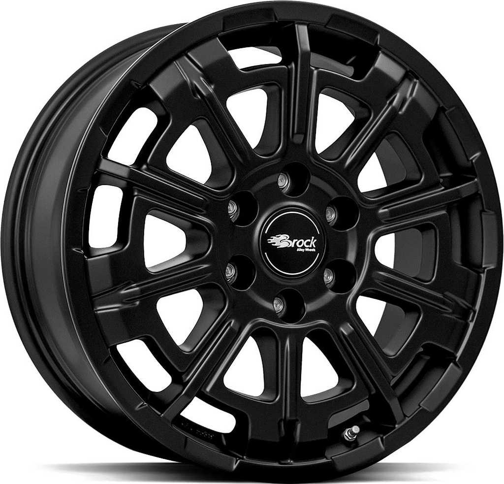 BROCK B45 SATIN BLACK MATT 7.5x18 6/139.7 ET33 CB100.1