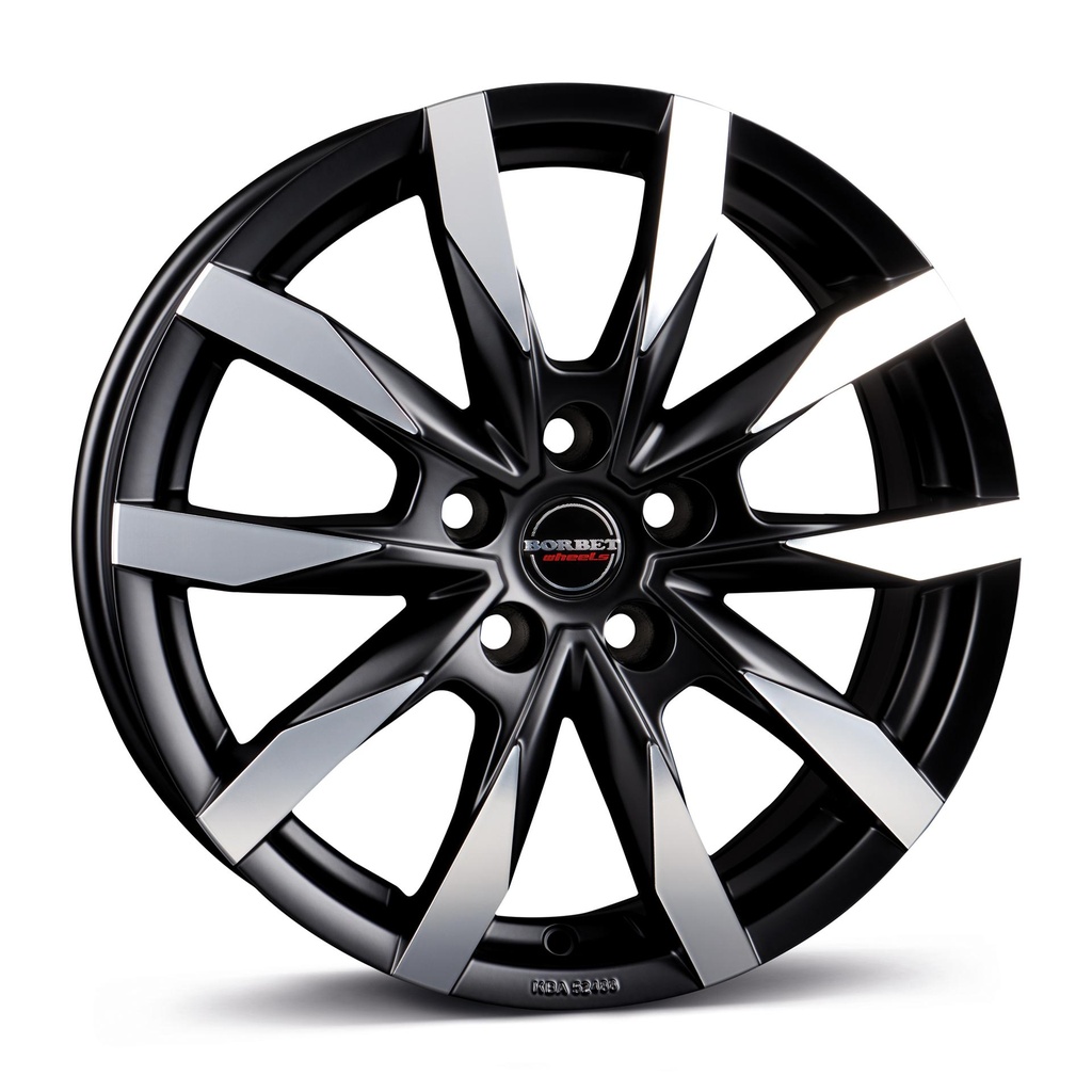 BORBET CW5 BLACK POL MATT 6.5x16 5/130 ET66 CB89.1