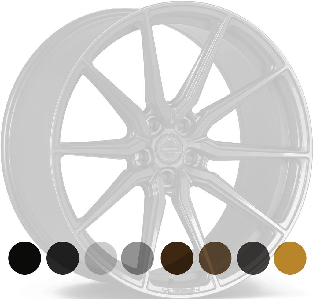 VOSSEN HF3 SATIN BLACK 10x24 5/150 ET32 CB110.1