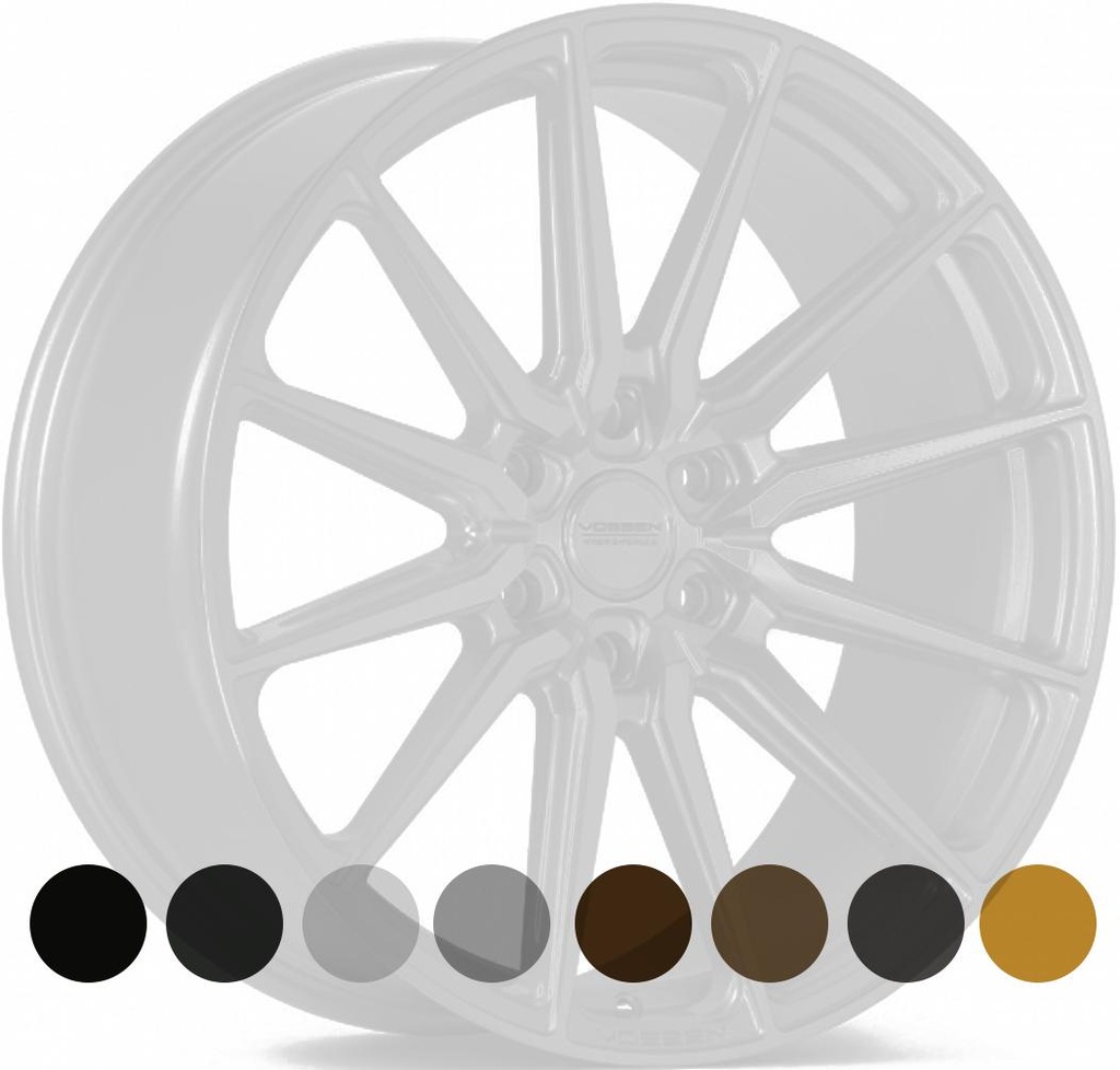 VOSSEN HF6.1 SATIN BLACK 9.5x20 6/139.7 ET15 CB106.1
