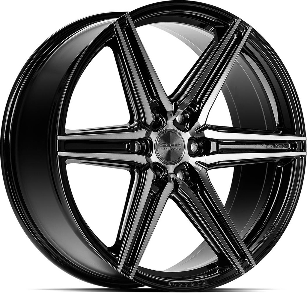 VOSSEN HF6.2 TINTED GLOSS BLACK 9.5x20 6/139.7 ET15 CB106.1