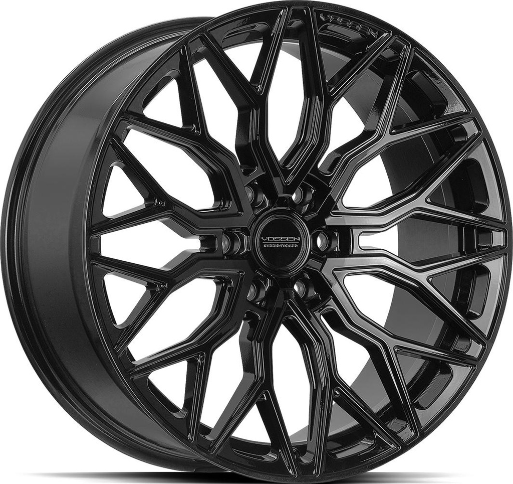 VOSSEN HF6.3 GLOSS BLACK 10x24 6/135 ET25 CB87.1