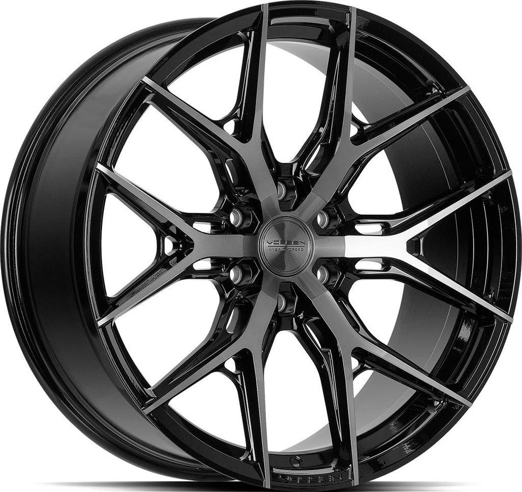 VOSSEN HF6.4 TINTED GLOSS BLACK 10x22 6/135 ET18 CB87.1