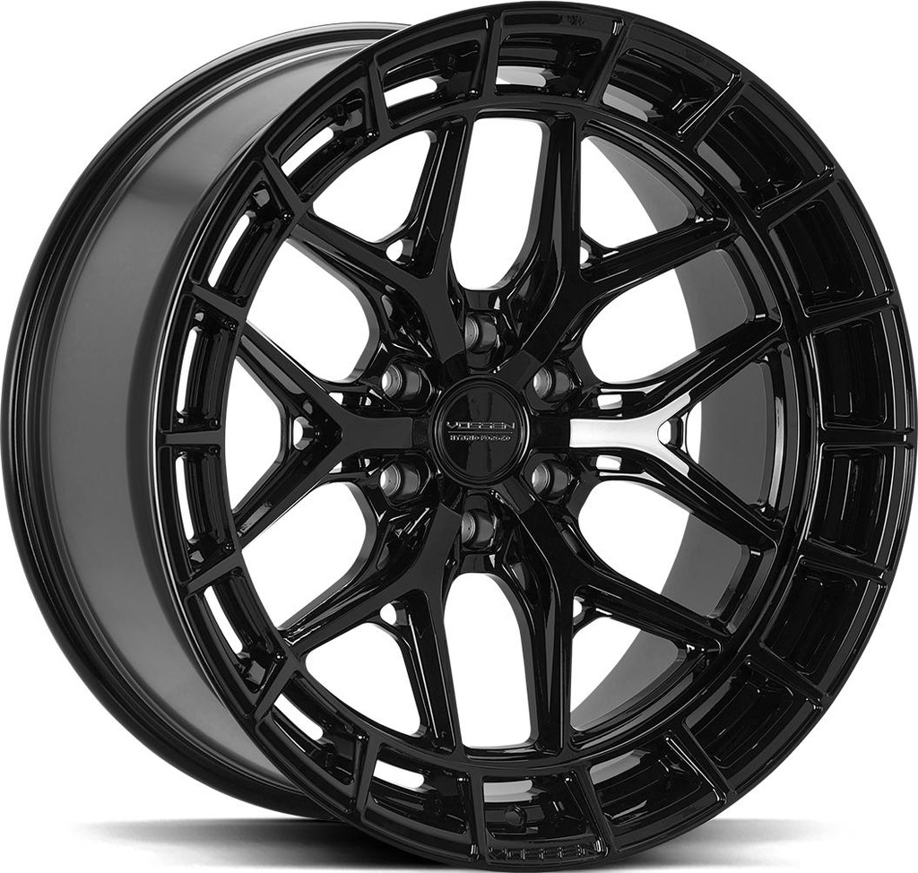 VOSSEN HFX1 GLOSS BLACK 9x18 6/135 ET0 CB87.1