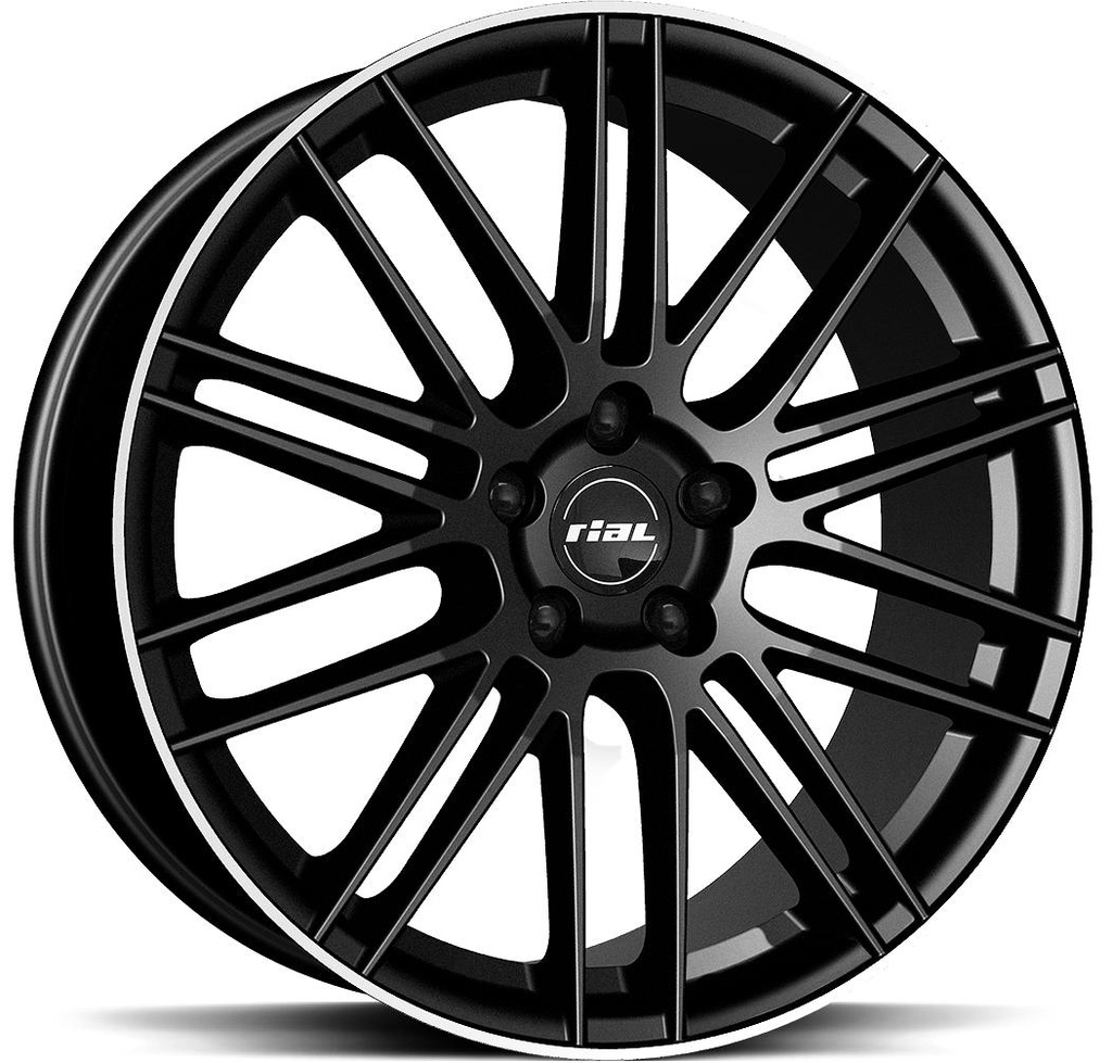 RIAL KIBO DIAM BLACK LIP POL 8x18 5/112 ET42 CB70.1