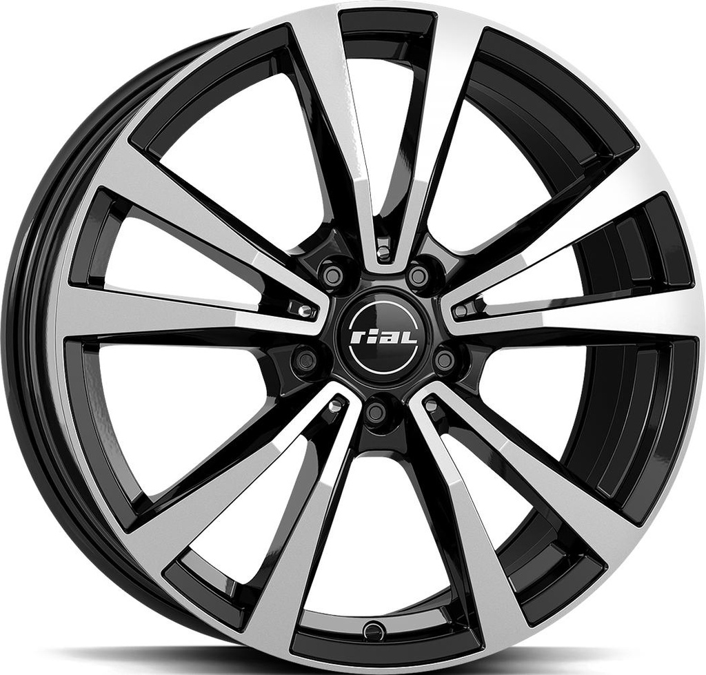 RIAL M12 DIAM BLACK POL 8x18 5/112 ET43 CB66.6