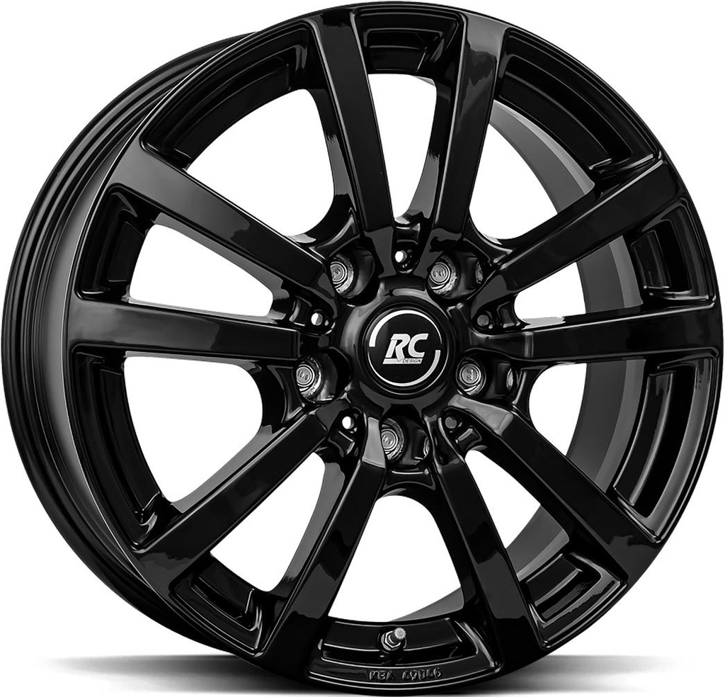 BROCK RC25T SHINY BLACK 6.5x16 5/130 ET60 CB78.1