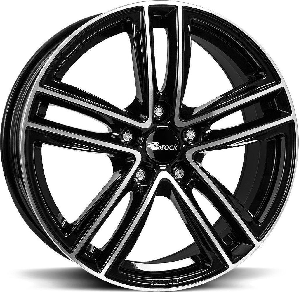 BROCK RC27 BLACK FULL POL 8x19 5/108 ET42.5 CB63.4