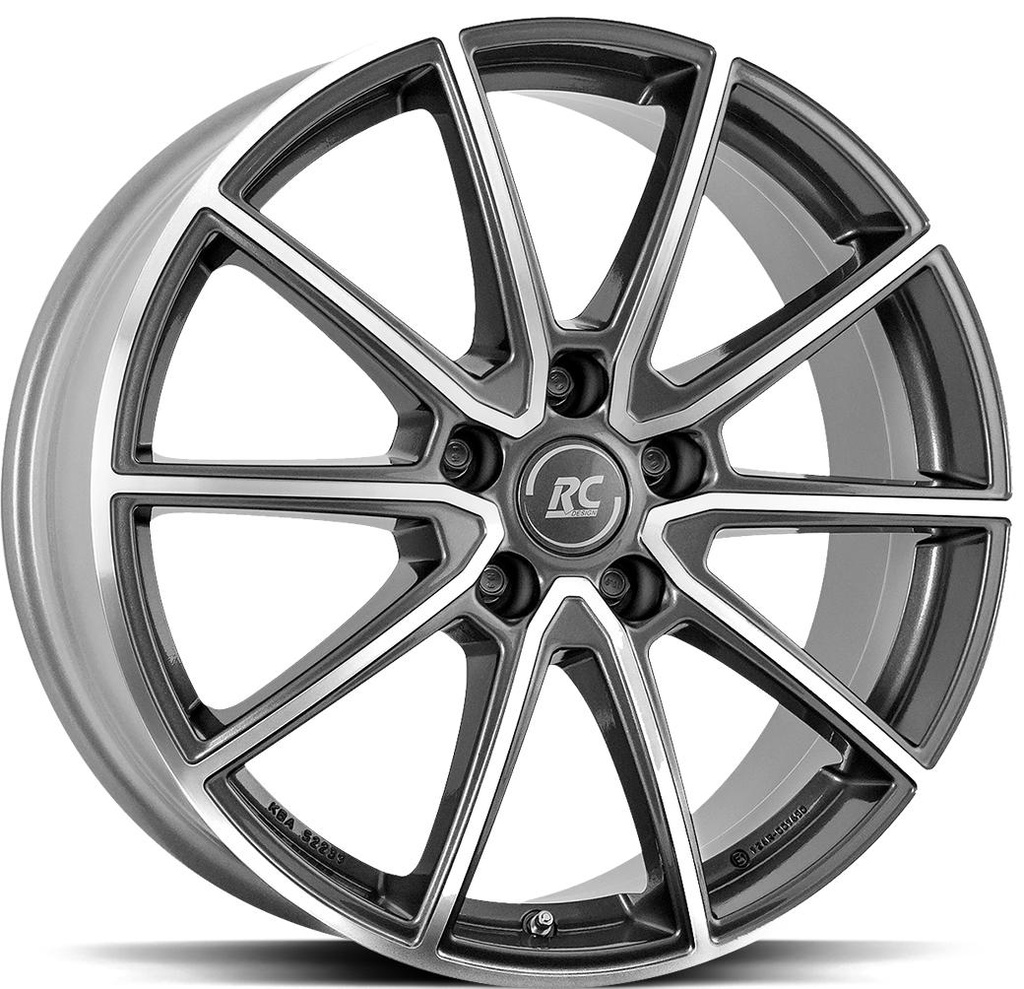 BROCK RC32 TITANIUM FULL POL 7x17 5/100 ET55 CB56.1