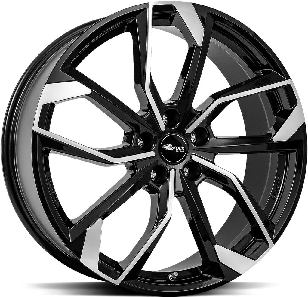 BROCK RC34 BLACK FULL POL 8.5x20 5/112 ET43 CB66.6
