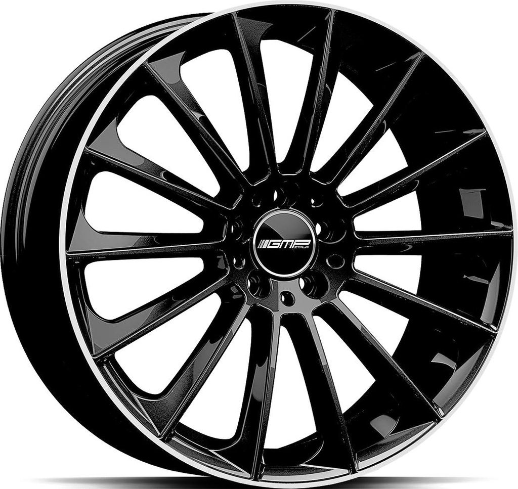 GMP STELLAR BLACK DIAM LIP 9x18 5/112 ET35 CB66.6