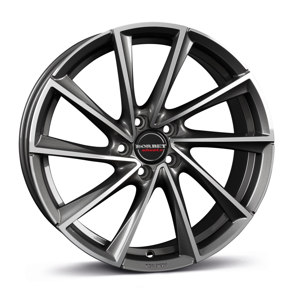 BORBET VTX GRAPH POL 9.5x19 5/112 ET25 CB66.6