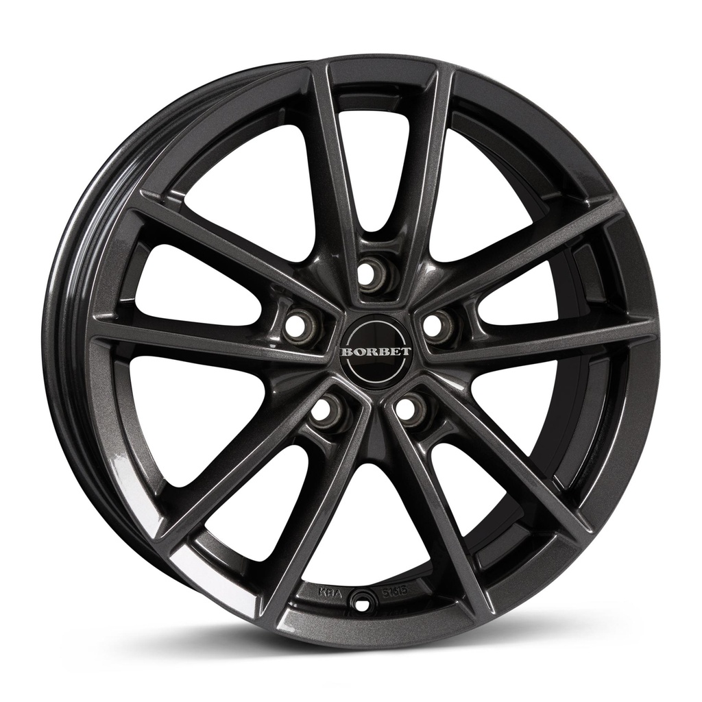 BORBET W MIST ANTRACITE GLOSS 8x20 5/108 ET45 CB72.5