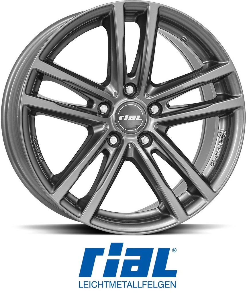 RIAL X10 METAL GREY 8x19 5/112 ET40 CB57.1