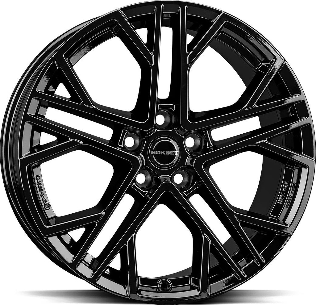 BORBET XV BLACK GLOSS 9.5x19 5/112 ET40 CB72.5