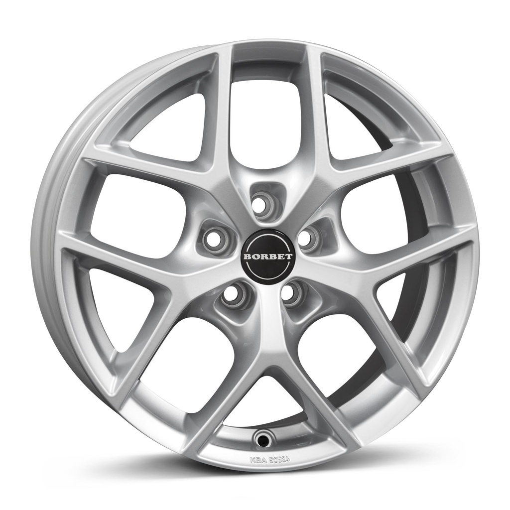BORBET Y CRYSTAL SILV 6.5x16 5/108 ET40 CB72.5