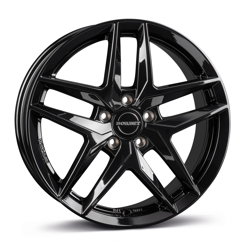 BORBET Z BLACK GLOSS 7.5x17 5/112 ET30 CB66.6