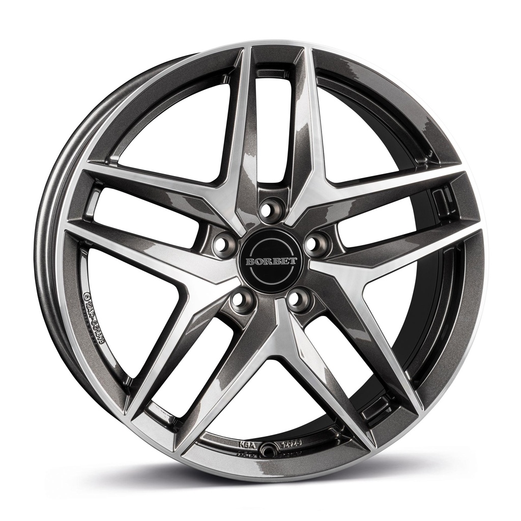 BORBET Z MIST ANTRACITE GLOSS POL 8x19 5/112 ET44 CB57.1