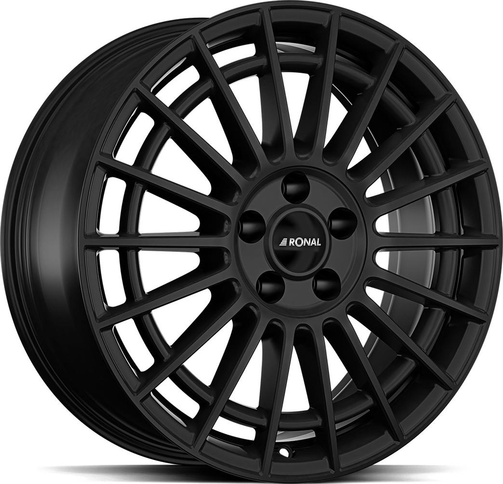 RONAL R73 JET BLACK MAT 7.5x18 4/98 ET41 CB58.1