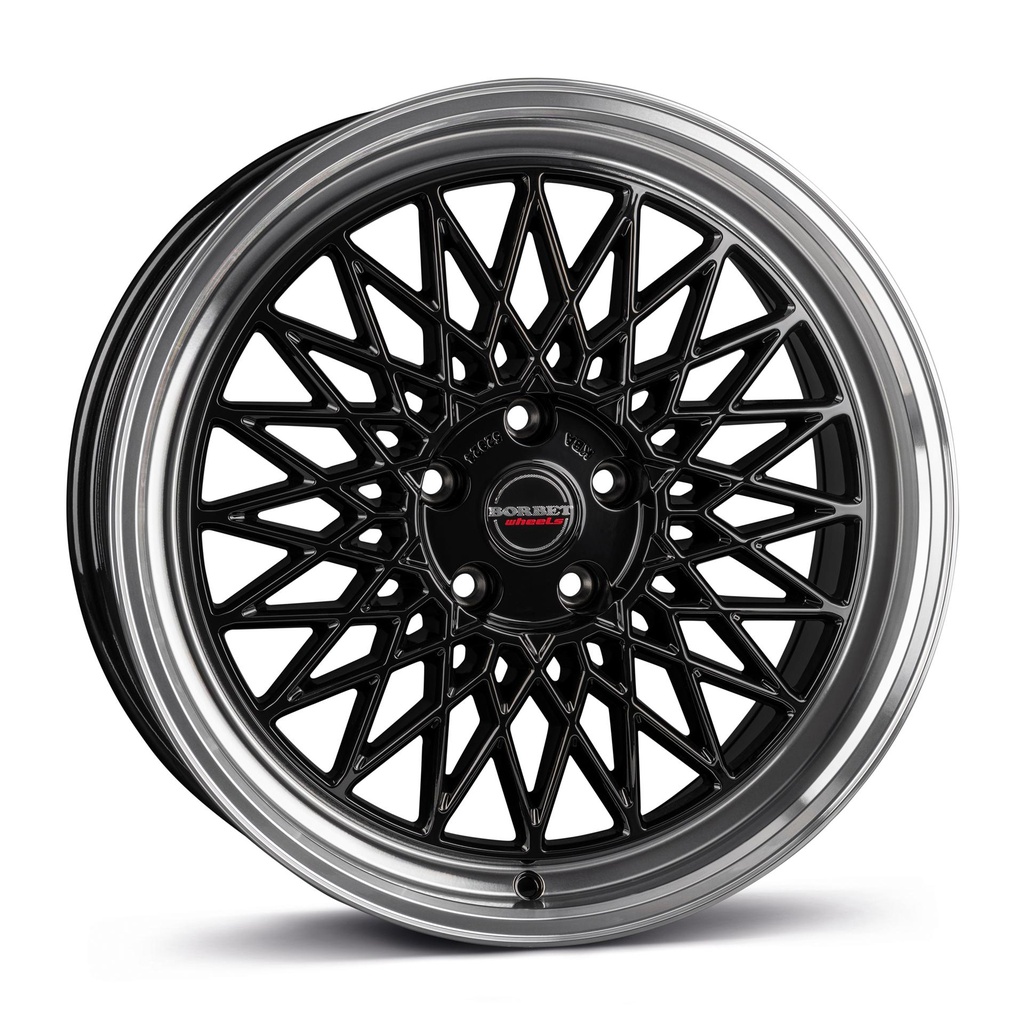 BORBET B BLACK RIM POL 7.5x16 5/112 ET20 CB72.5