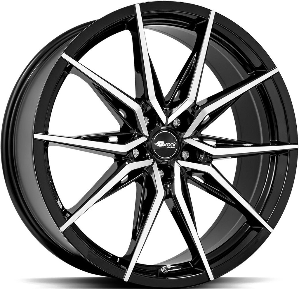 BROCK B42 BLACK FULL POL 8.5x19 5/114.3 ET45 CB72.6