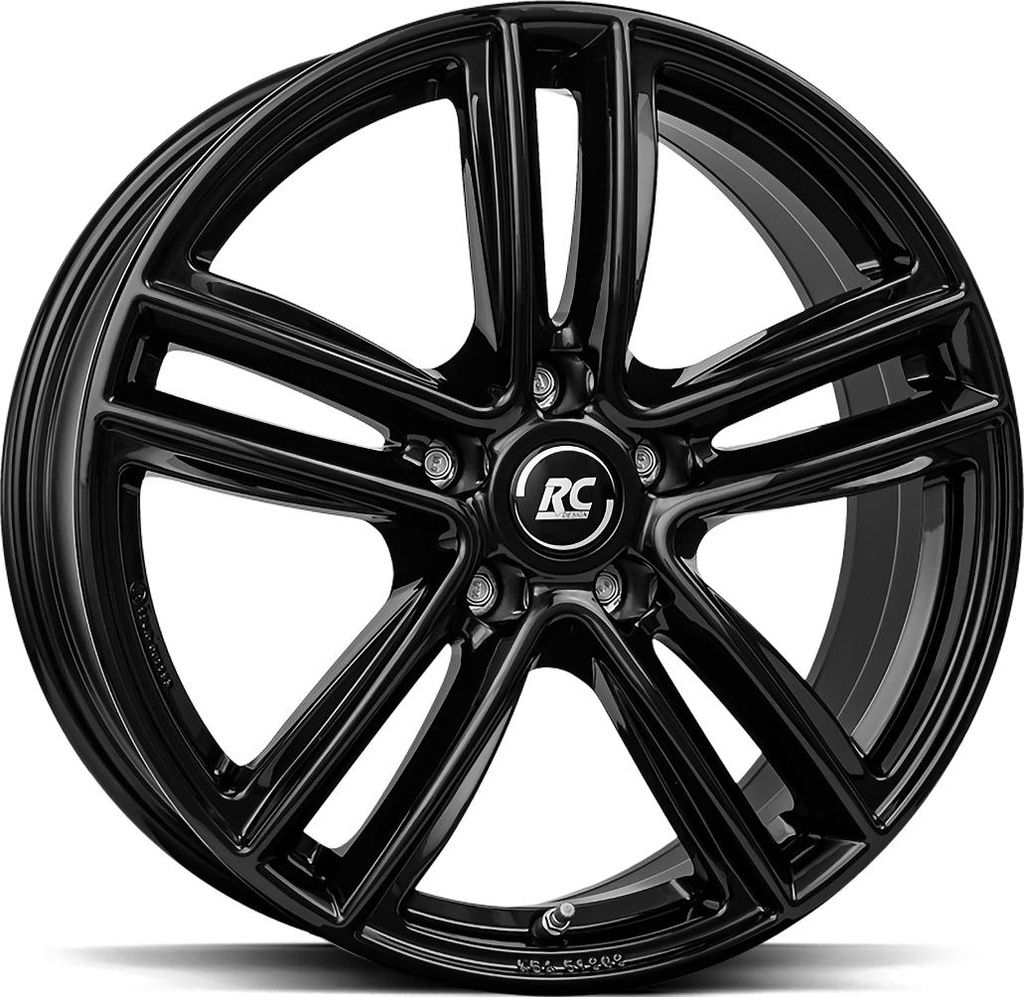 BROCK RC27 SHINY BLACK 6.5x17 5/114.3 ET47 CB66.6