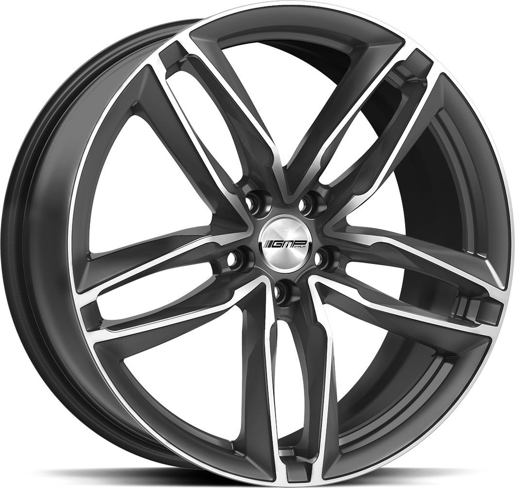GMP ATOM MATT ANTHRACITE DIAMOND 8x18 5/112 ET35 CB66.6