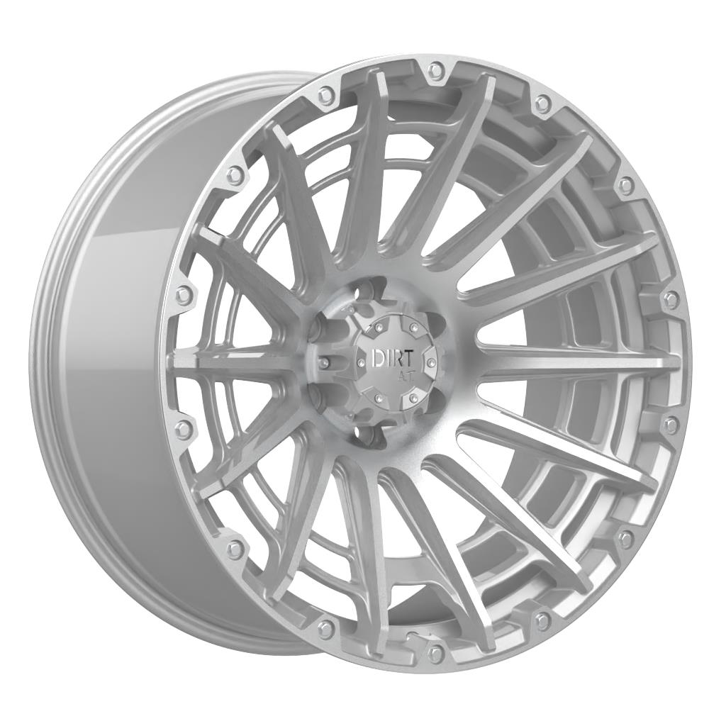 STATUSFÄLGAR D56 SILVER MACHINED FACE 9x20 6/139.7 ET20 CB106.1