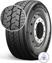 315/80R22.5 156/150L MICHELIN X MULTI GRIP Z VG XL STEER