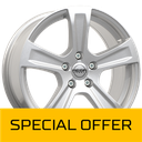 MEGA WHEELS LEO SILVER 8.5x20 5/112 ET32 CB66.5