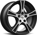 SPATH SP01 TRAILER BLACK MATT POL 5.5x14 4/100 ET30 CB56.6