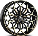 GMP A105 PIANO BLACK CHAMPAGNE 10x23 5/130 ET45 CB71.6
