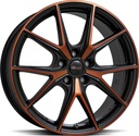 BROCK B40 BLACK ORANGE MATT 8x19 5/112 ET49 CB57.1