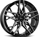 BROCK B44 BLACK FULL POL 8x18 5/114.3 ET45 CB72.6