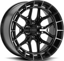 VOSSEN HFX1 TINTED GLOSS BLACK 10x20 5/127 ET-18 CB71.5